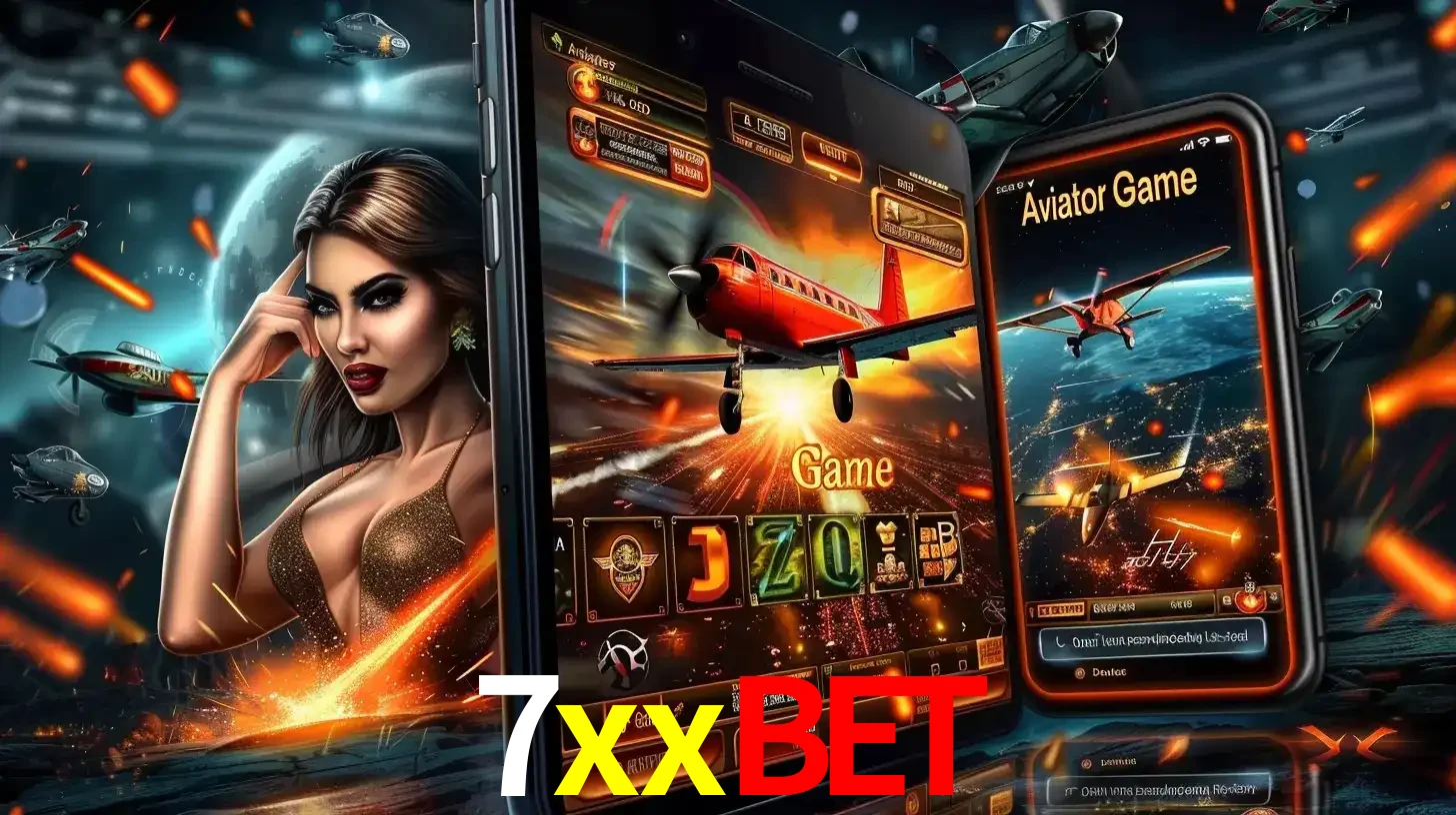 Mulher estilosa cercada por telas que exibem a jogabilidade do Aviator, capturando a intensidade e a estratégia deste popular crash game oferecido pelo 7xxbet.